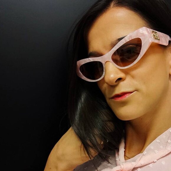 🕶️ New Dolce & Gabbana DG4450 323113 Sunglasses - Pink Marble Frame - Picture 4 of 11